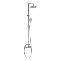 Душевая стойка со смесителем для душ. кабины Mixxus SAS-003-J SS0041 нержавеющая сталь